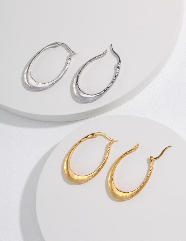 Amory Oval Hoop Earring