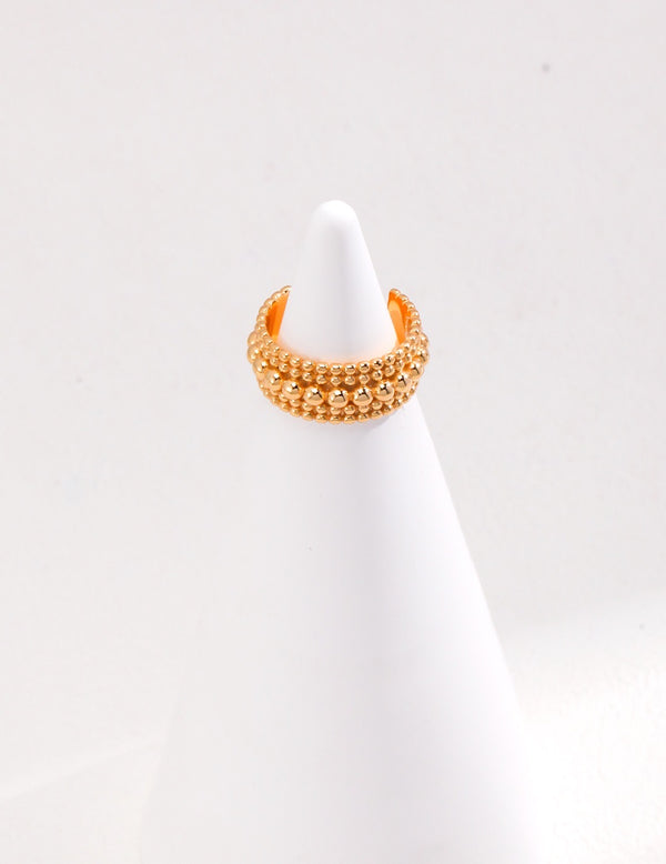 Luna Beaded Open Ring